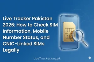 Live Tracker Pakistan 2026- How to Check SIM Information, Mobile Number Status, and CNIC-Linked SIMs Legally